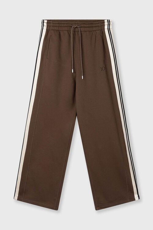 10Days Donker truffel western jogger met tape