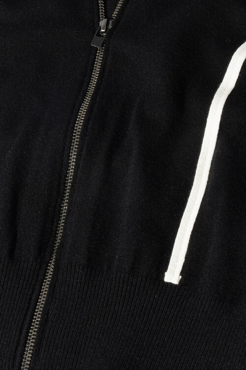 10Days Zwarte slim fit gebreide cardigan