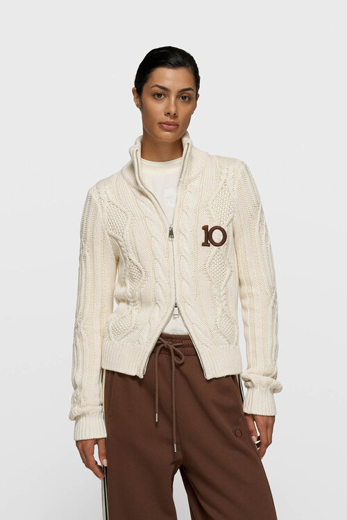 10Days Ritssluiting met parelkabelbreisel