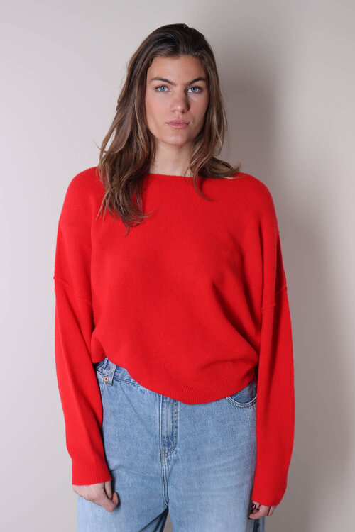 American Vintage Roodkleurige Trui