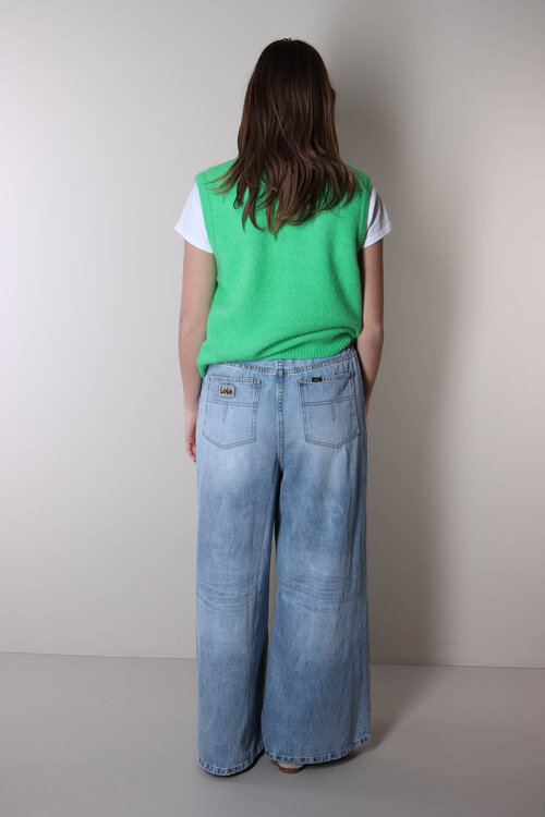 American Vintage Mouwloze Groene Trui