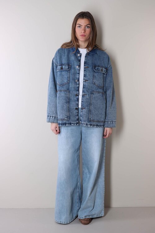 American Vintage Blauwe Denim Jas