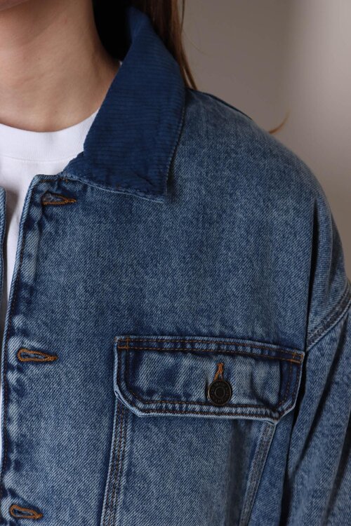 American Vintage Blauwe Denim Jas