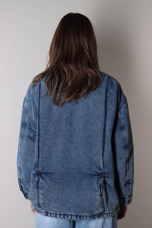 American Vintage Blauwe Denim Jas