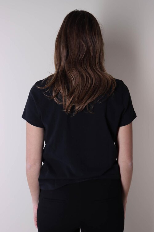 American Vintage T-shirt in zwart