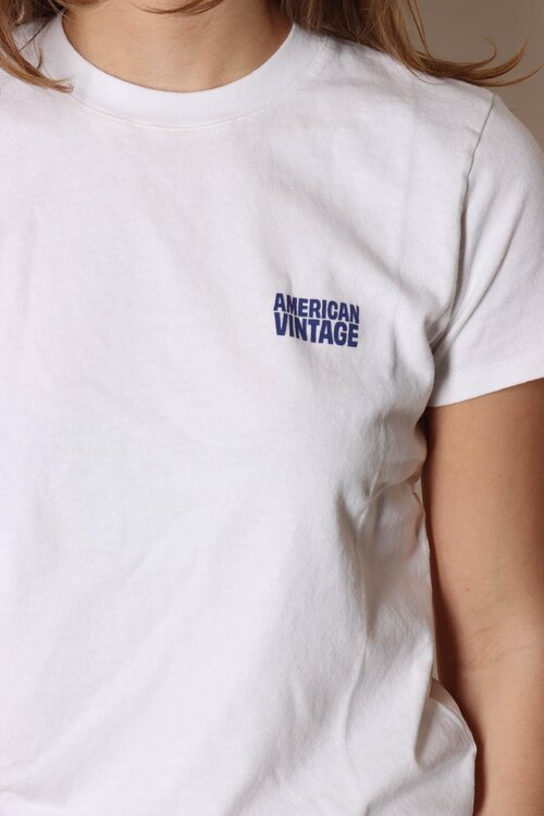 American Vintage Wit T-shirt