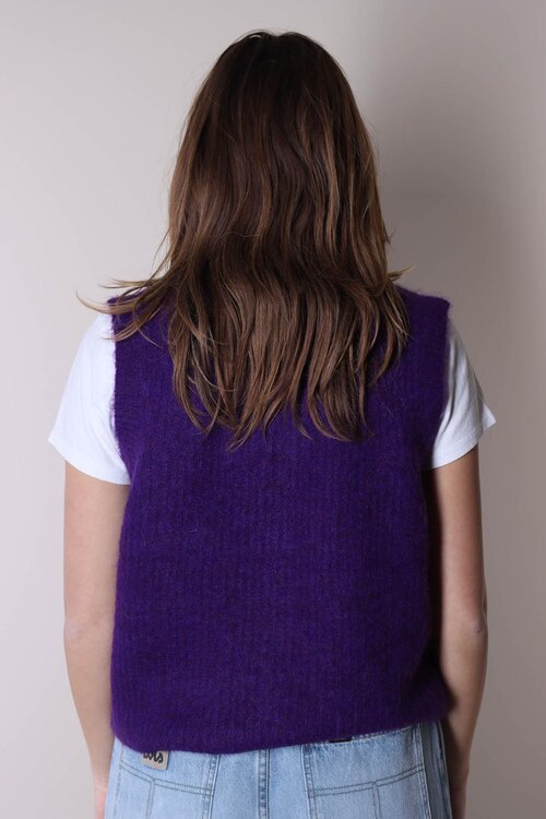American Vintage Mouwloos Vest in Paars