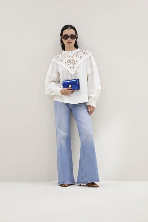 By Bar Bowie Blouse in Off White