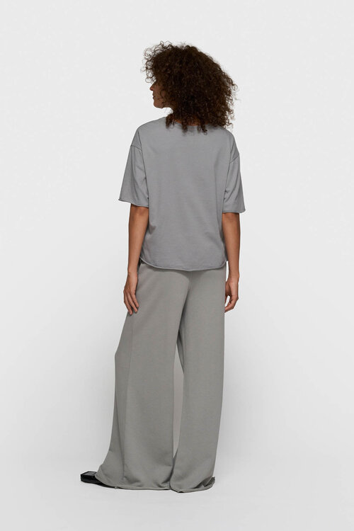 10Days Light Graphite T-shirt met korte mouwen en logo