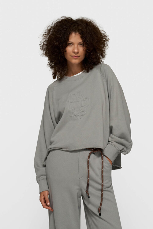 10Days Curly sweater in Light Graphite van LA, maat 10