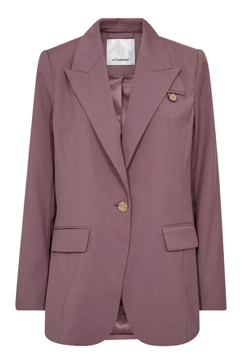Co'couture Liam Blazer in Oudroze met Aansluitende Pasvorm