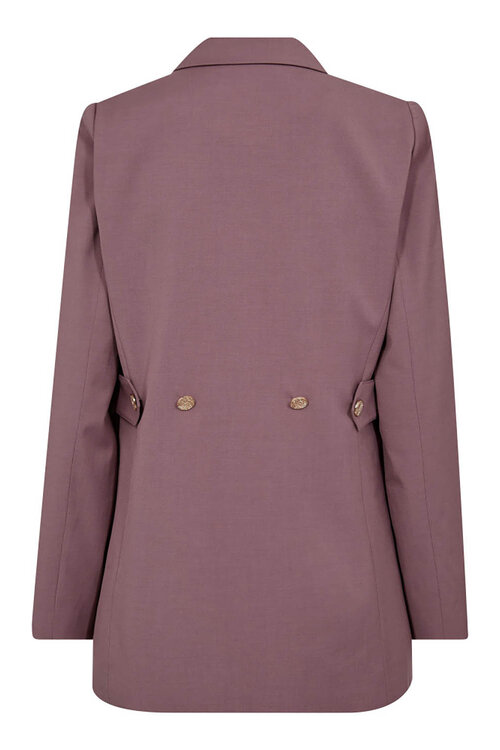 Co'couture Liam Blazer in Oudroze met Aansluitende Pasvorm