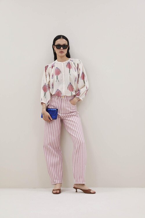 By Bar Lew Pink Rocky Broek in Roze