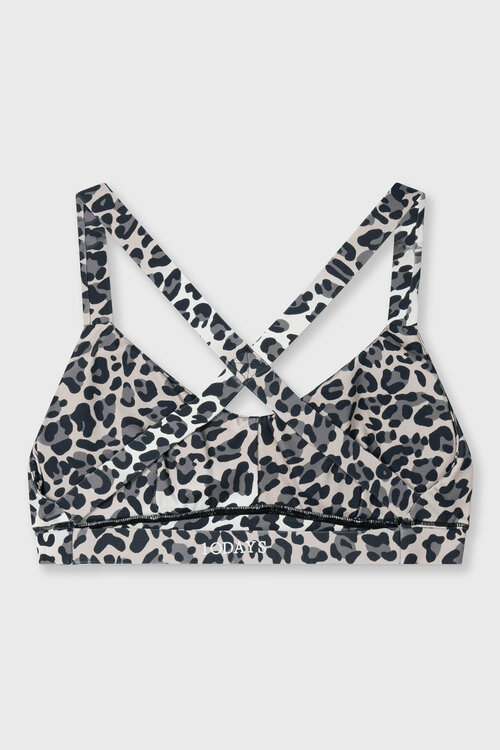 10Days Leopard sportbeha van Sand