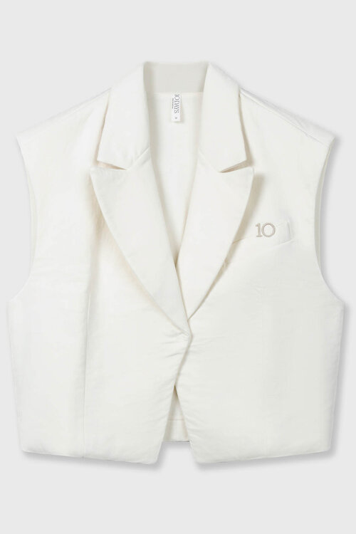 10Days Pearl sleeveless blazer