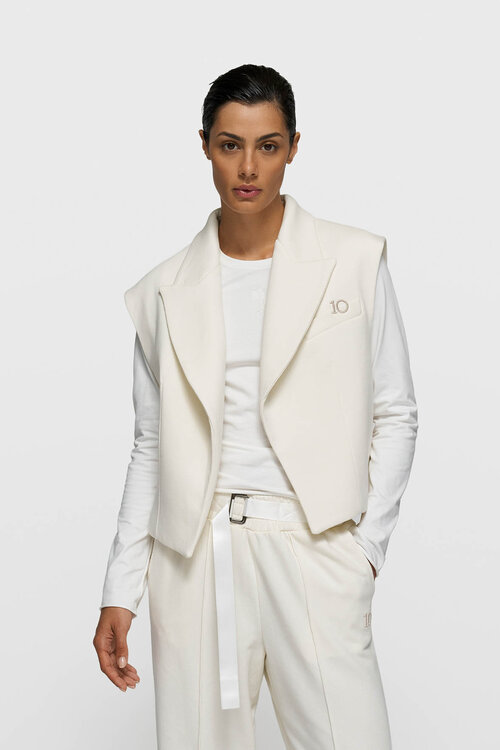 10Days Pearl sleeveless blazer