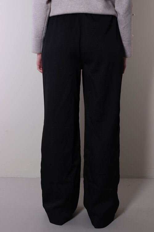 Haute L'Amitie Black X Buckle Tail Broek