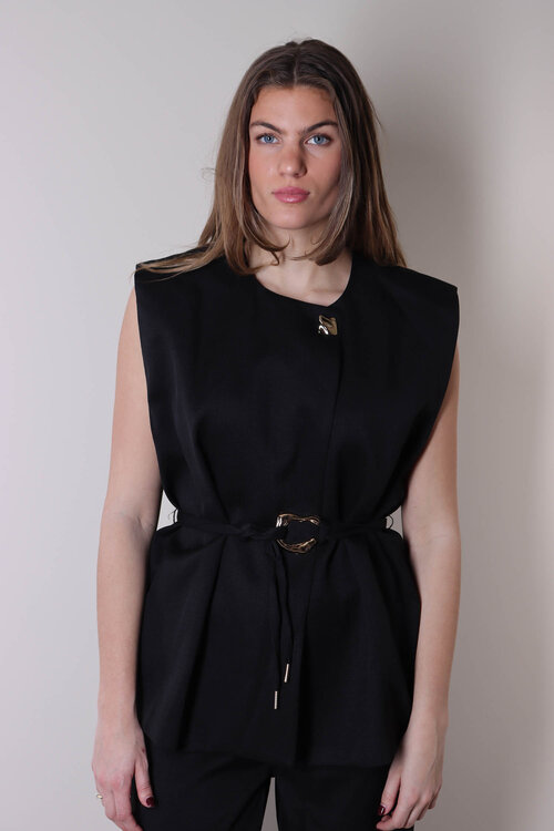 Haute L'Amitie Zwarte X Bluckle Bodywarmer