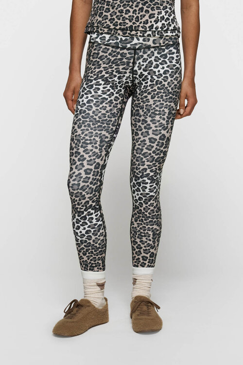 10Days Ecru luipaard sportleggings