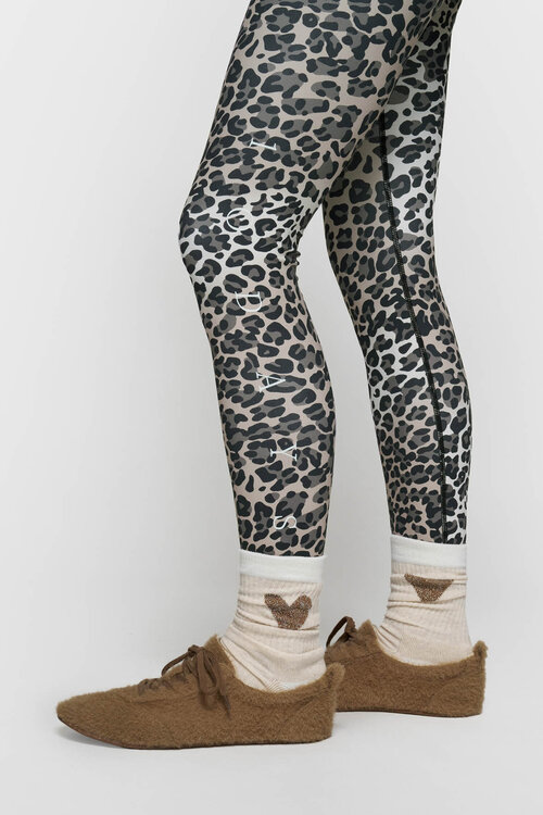 10Days Ecru luipaard sportleggings