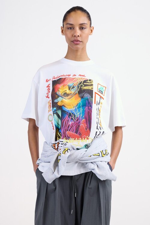 Stieglitz Erika Oversized T-shirt in Wit