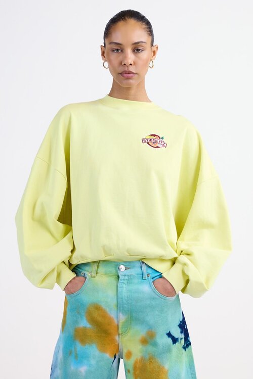 Stieglitz Yellow Cindy Trui in Oversized Stijl