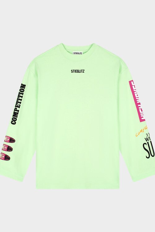 Stieglitz Groene Monica Wide Skate Lange Mouwen Shirt