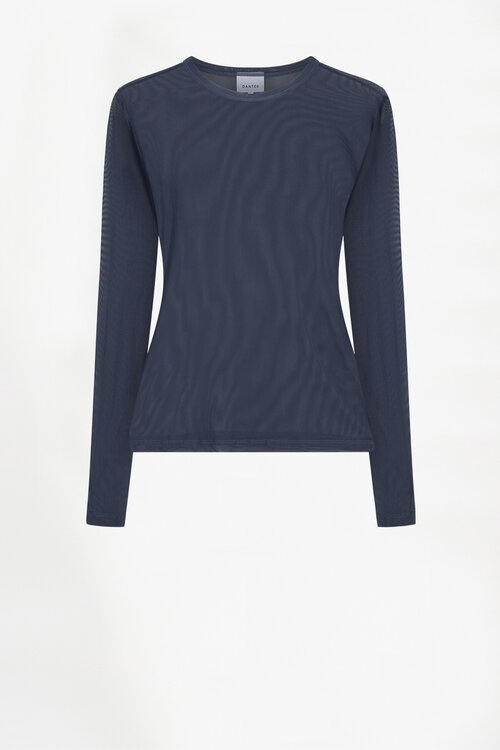 Dante 6 Cirzo Mesh Top in diepblauw