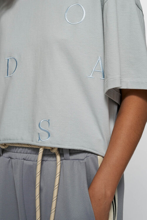 10Days Dikke katoenen T-shirt in Clean Blue van 10DAYS