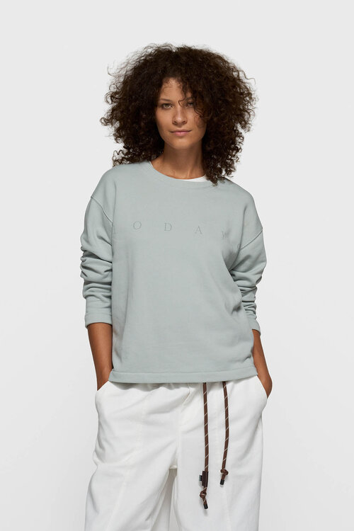 10Days Clean Blue trui met logo