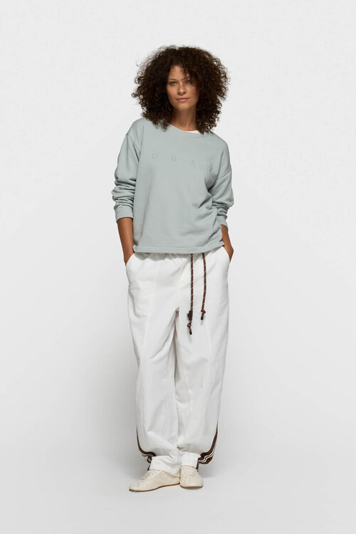 10Days Clean Blue trui met logo