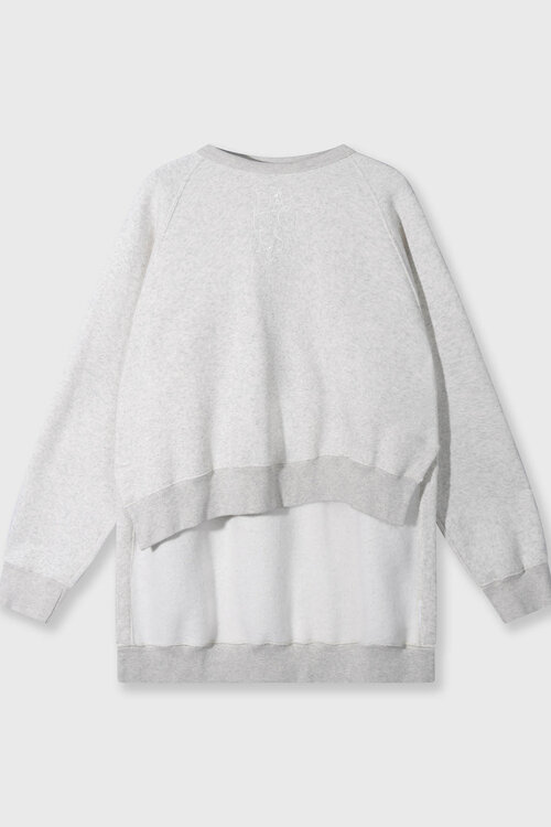 10Days Asymmetrische trui in Soft White Melee