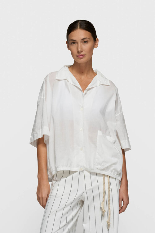 10Days Ecru blousejack in oversized pasvorm