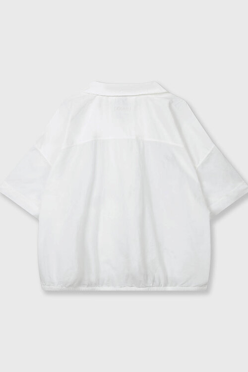 10Days Ecru blousejack in oversized pasvorm