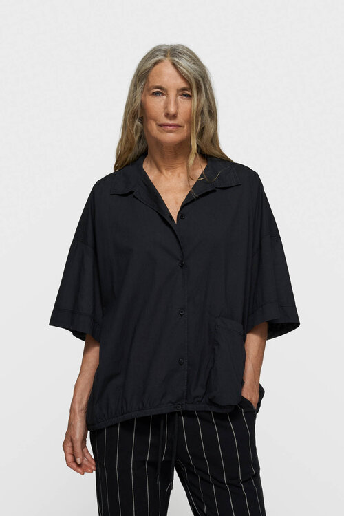 10Days Zwarte oversized blousejas