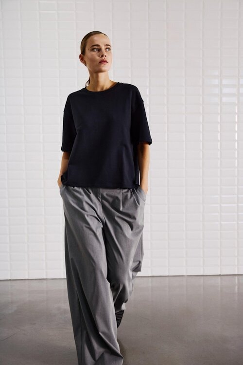 WITHBLACK Zwart T-shirt Korte Mouw