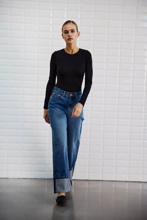 WITHBLACK Zwart Shirt LS