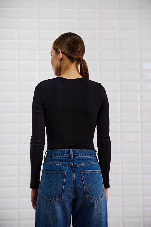 WITHBLACK Zwart Shirt LS