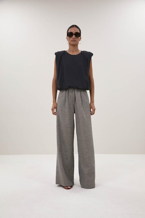 By Bar Benji Melange Broek in Donkergrijs