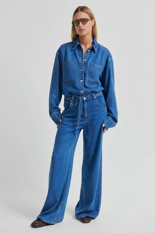 Second Female Indigo Irvina Blouse