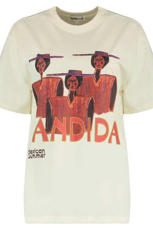 Harper & Yve Off White Bandida T-shirt