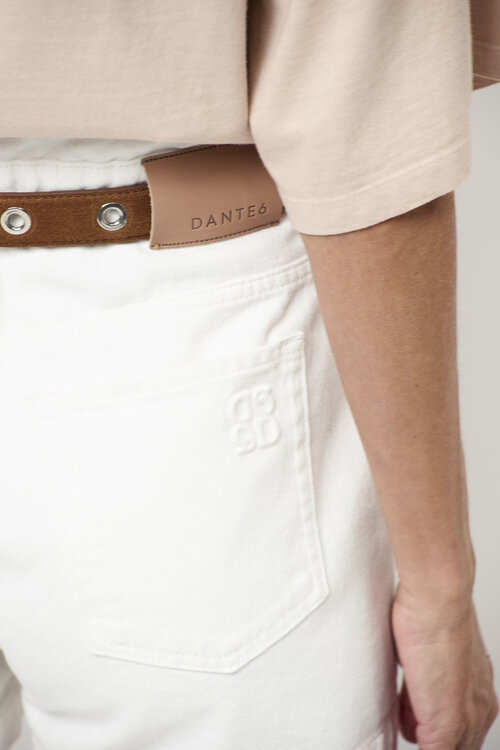 Dante 6 Rosie Denim Shorts in Wit