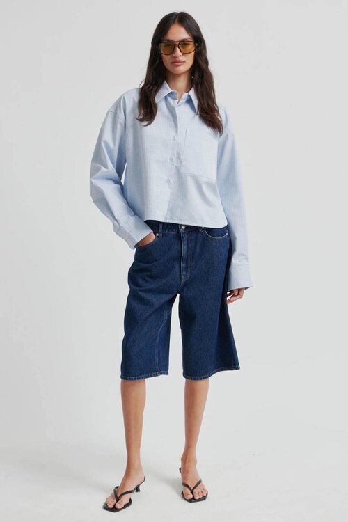 Second Female Joza Shirt in Lichtblauw