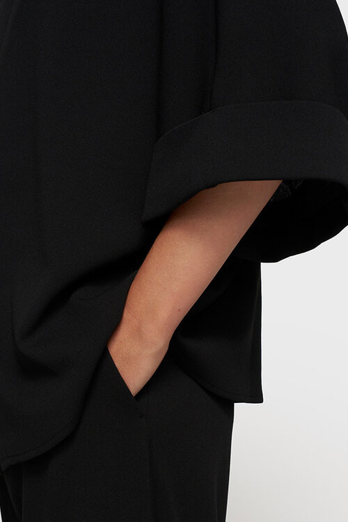 10Days Zwarte Formele Top met Twee Draagopties