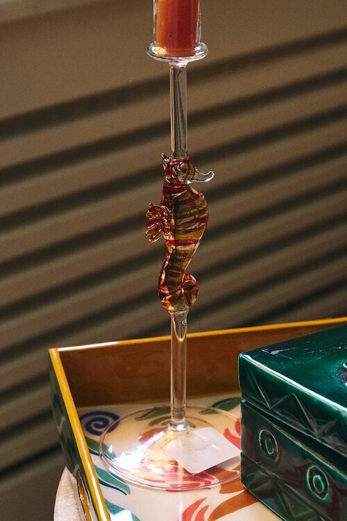 Anna & Nina Verschillende kleuren Seahorse Candle Holder