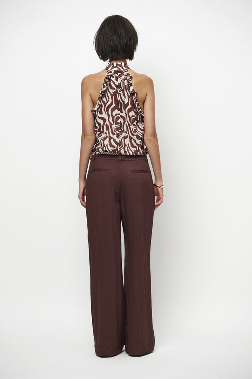 Dante 6 Galilee Halter Top met Zebra Print