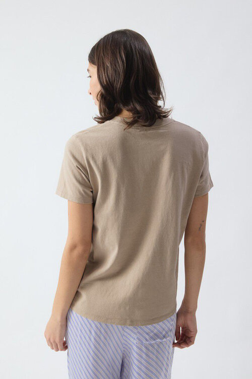 American Vintage T-shirt in bruine tint