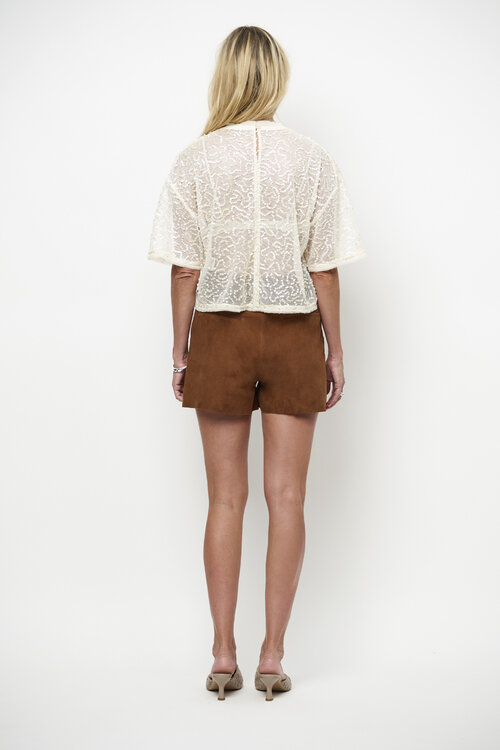 Dante 6 Zaira Net top in Off White