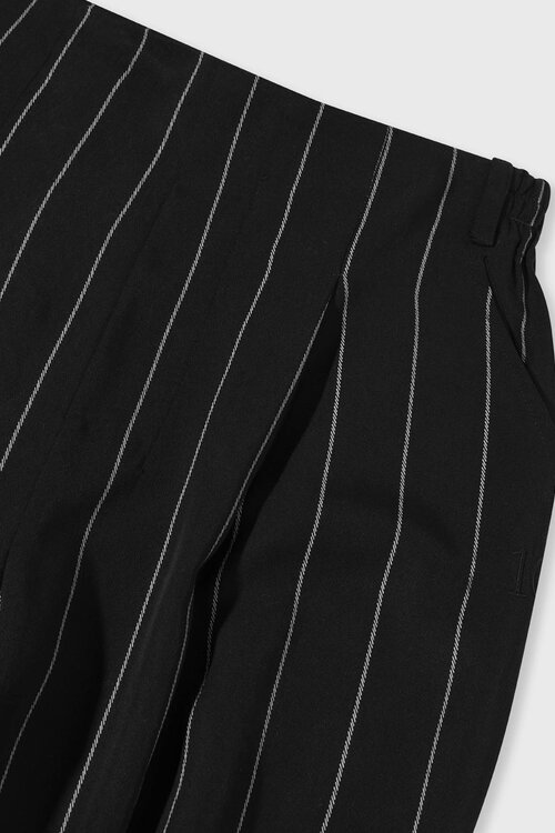 10Days Zwarte broek met krijtstreep