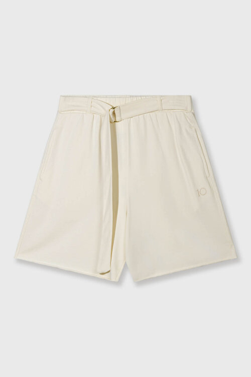 10Days Vanilla fleece shorts met riem